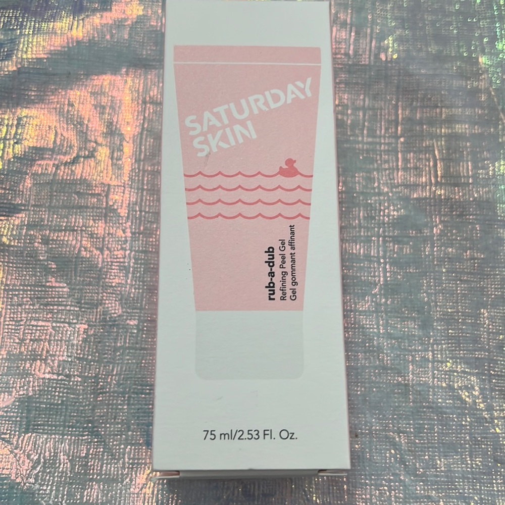 Saturday skin rub a dub refining peel gel